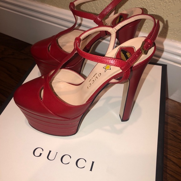 COPY - Gucci Malaga style in hibiscus red - Picture 5 of 16